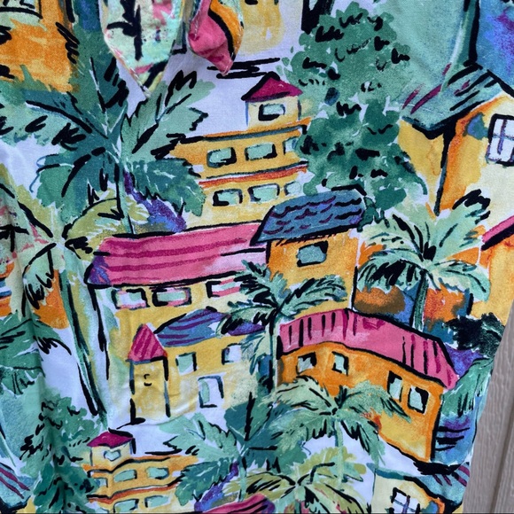 Forever 21 ties Front tropical  dress - Picture 4 of 7